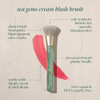EcoTools Sea Gems Cream  Liquid and Cream Makeup Brush  Liquid and cream blush brush for cheeks smooth buildable cheek color sustainable design vegan