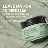 innisfree Super Volcanic Clay Mask, Pore Cleansing & Oil Control Face Mask for Oily Skin with AHA, Korean Wash-Off Clay Mask for Clogged Pores - Cool Mint Chocolate - 2.82 oz