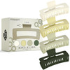 FRAMAR Extra Large Claw Clips For Thick Hair, Hair Claws Pack, Hairclips