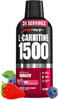 ProSupps L Carnitine Liquid 1500 Stimulant Free Liquid Shots Berry Clean Workout Drink for Energy Performance and Muscle Recovery No Sugar No Carbs 31 Servings