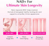 EQQUALBERRY NAD Peptide Boosting Cream Double Pack  NAD 5% and 13 Peptides Anti Aging Korean Skincare Face and Body Cream  Firming and Lifting Pink Neck Cream for Sagging Skin 1.69 fl.oz