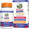 MARYRUTH'S Vitamin D3 Gummies Adults and Kids Vitamin D  Servings Veg Supply Immune Support Supplementor Bone Health and Muscle Function Vegan Non-GMO Gluten Free
