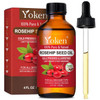 Yoken Cold Pressed Organic Rosehip Seed Oil for Face Hair & Body