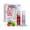 RUDE Cosmetics Manga Collection Sparkle Lip Oil Set, Cute Gloss for Women & Girls, Hydrating & Moisturizing Lipgloss for Smooth, Nourished Lips, Long Lasting Glossy, Watermelon & Mint