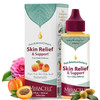 Miracell Skin Relief and Support Oil  Natural Face and  Body Moisturizer with Apricot Jojoba and Vitamin E  Fast Absorbing Hydration for Dry Sensitive or Rough Skin