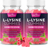 BVIVLOO L-Lysine 1000mg Gummies for Immune Support & Skin Health - High Potency Vegan, Sugar-Free, Gluten-Free Supplement with Natural Raspberry Flavor for Adults & Kids