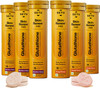 SETU Glutathione Effervescent Tablets with  L-Glutathione and  Vitamin C Sugar-Free Antioxidant Supplement  Orange