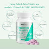 Heivy Kids Magnesium Glycinate 100mg and  Vitamin B6 Age 4+ 60 Servings  Support Calm and  Relax Calm Mind and Body Vegan Gluten Free Made in USA