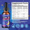 GZ HAOYUAN  Magnesium Glycinate Drops for Kids  Liquid Magnesium Drops with L-theanine Chamomile and  Vitamin B6 for Sleep Relaxation Calm and  Focus Strawberry Flavor