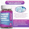 EAZGOO Magnesium Glycinate Gummies 400mg with Magnesium L Threonate 200mg Sugar Free Magnesium Potassium Supplement with Vitamin D B6 CoQ10 for Muscle - 60 Mixed Berry Flavored Gummies