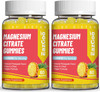 EAZGOO 1400MG Magnesium Citrate Gummies for Women Men Calm and  Relaxation High Absorption Magnesium Gummies Supplement Supports Relaxation and Energy Vegan Non GMO