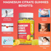 EAZGOO 1400MG Magnesium Citrate Gummies for Women Men Calm and  Relaxation High Absorption Magnesium Gummies Supplement Supports Relaxation and Energy Vegan Non GMO