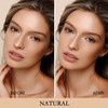 SuperThinker Cushion Foundation Concealer for Women Face Makeup Air Cushion CC Cream Foundation for Mature Skin  Even Skin Tone  Tattoo Cover Up CC Cream Create A Lightweight Natural-looking Base (Natural)