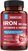 Vitacook Iron Supplement 65mg Blood Building and Energy Support  with Vitamin C, D3, B6, B12 and Folate Spinach Broccoli Beet Root Pumpkin Seeds Dandelion and  Carrots