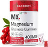 Pharmlitalia Magnesium Glycinate Gummies 400mg  Sleep Gummies for Kids and  Adults  Magnesium Glycinate Chewable High Absorption for Muscle Recovery Better Sleep and Relaxation