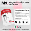 Pharmlitalia Magnesium Glycinate Gummies 400mg  Sleep Gummies for Kids and  Adults  Magnesium Glycinate Chewable High Absorption for Muscle Recovery Better Sleep and Relaxation