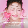 lilybyred Luv Beam Sherbet Cheek | Heart-Shaped Korean Cream Blush, Lightweight Melt-In Texture, Micro-Pearl Glow, Buildable Natural Color, Soft Radiant Finish, 0.12 oz. (06 Raspberry Topping)