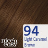 Clairol Nice 'N Easy No Ammonia Lasting Hair Colour 94, Light Caramel Brown