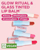 TOCOBO Glass Tinted Lip Balm  Vegan Korean Lip Care for Deep Hydration - Tinted Glass Glow Moisturizing with Vibrant  - Non-Sticky Radiant