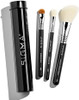 Sigma Beauty Essential Trio Brush Set - Portable Makeup Brushes 3 Pc, Black