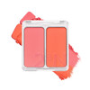 2aN Dual Color Face Blusher, 0.16oz x 2, Buildable & Blendable Cheek Color, Powder Blush, Korean Beauty (03 Coco Coral, 1.5 oz)