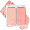 2aN Dual Color Face Blusher, 0.16oz x 2, Buildable & Blendable Cheek Color, Powder Blush, Korean Beauty (03 Coco Coral, 1.5 oz)