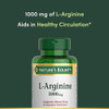 Nature's Bounty L-Arginine 1000mg  Non-GMO  Gluten Free 50 Tablets