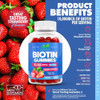 Just Nutrients Biotin 10,000mcg Gummies for Hair Growth Skin and Nails