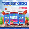 Just Nutrients Biotin 10,000mcg Gummies for Hair Growth Skin and Nails