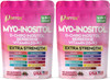 Parrox Myo-Inositol and  D-Chiro Inositol Gummies Berberine Mixed Berry 2 Pack