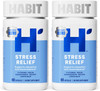 Health By Habit Habit Stress Relief Supplement  - New Look, Supports Relaxation & Mood Balance, Vitamin B, Adaptogens, Lemon Balm, Calming, Vegan, Non-GMO