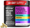 IQ BIOLOGY Biotin 10,000 mcg Supplement Hair Growth Support for Women & Men