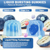 DR. MUSCLE'S Vitamin D3 K2 Gummies 10000IU with 200mcg MK-7 Calcium Citrate Zinc Vitamin C and B6 Sugar-Free Vegan D3 K2 Supplement High Absorption for Bone Immune and  Energy 60 Blueberry Gummies