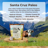 Santa Cruz Paleo Whey Protein Powder  20 G Grass Fed Whey Protein Isolate Per Serving Gluten Free Paleo and  Keto Friendly No Sugar Added Protein Shake Mix 20 Servings 1.2 lb Bag