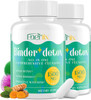 Enerlix 15-in-1 Detox Binder Activated Charcoal Zeolite and  Bentonite Clay Chlorella 1500 MG Detox Supplement Maximum Absorbent Liver Gut Digestive Detox Cleanse  Capsules