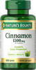 Nature's Bounty Cinnamon Capsules 1500mg