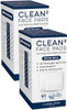 Clean Skin Club Clean  Pads 2.0 Unique Triple Layers, Textured Side & Ultra Soft Side, Organic Disposable Cotton, Pair with Makeup Remover