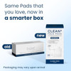Clean Skin Club Clean  Pads 2.0 Unique Triple Layers, Textured Side & Ultra Soft Side, Organic Disposable Cotton, Pair with Makeup Remover