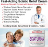 Nuturna Sciatica Nerve Cream  Maximum Strength Comfort Cream for Feet Hands Legs Toes Back - Natural Ultra Strength Arnica MSM Menthol Soothing Comfort 2 Oz