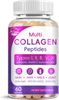 Nature's live Multi Collagen Peptides Softgel - Type I, II, III, V, X