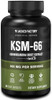 Jacked Factory Ashwagandha Root Extract KSM 66 Ashwagandha w/ 5% Withanolides Supplement for Natural Stress Relief Cognitive Function Veggie Capsules