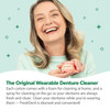 EverSmile FreshDent Denture and Partial Denture Cleaner + Teeth Whitening Spray – Travel Size Alternative to Cleaning Tablets That Eliminates Bacteria and Fights Bad Breath – 50ml + 10ml Pack