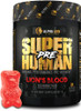 ALPHA LION Pre Workout Powder Beta Alanine L Taurine & Tri-Source Caffeine for Sustained Energy & Focus