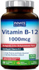Innate Vitality Vitamin B12 1000mcg Sublingual B12 Methylcobalamin for Energy Metabolism Mental Clarity Nervous System Health Peach Flavor Zero Sugar 90 Fast Dissolve Tablets