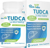2200MG TUDCA Supplement with Milk Thistle 12-in-1 Formula Liver Support, Bile Salts Supplement for Liver Cleanse & Detox, Bile Flow & Gallbladder Support
