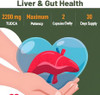 2200MG TUDCA Supplement with Milk Thistle 12-in-1 Formula Liver Support, Bile Salts Supplement for Liver Cleanse & Detox, Bile Flow & Gallbladder Support