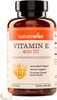 NatureWise Vitamin E 400 IU Softgels  Dairy, Gluten, and Soy Free, Non-GMO Antioxidant Dietary Supplement for Skin, Heart, Eye, and Immune Health Support