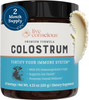 Live Conscious Colostrum Powder Grass Fed Colostrum Supplement with Lactoferrin for Iron Absorption