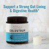 Live Conscious Colostrum Powder Grass Fed Colostrum Supplement with Lactoferrin for Iron Absorption