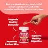 The Feel Great Vitamin Company ​Feel Great Organic Superfood Reds Powder Packed with Beet Root Powder  Digestive Support Including Bloating Relief Fruit and Veggie Polyphenols Supplement.